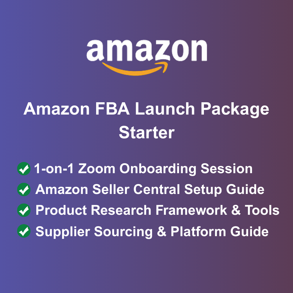 Amazon FBA Launch Package – Starter